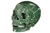 Realistic, Polished Hamine Jasper Skull #150906-2
